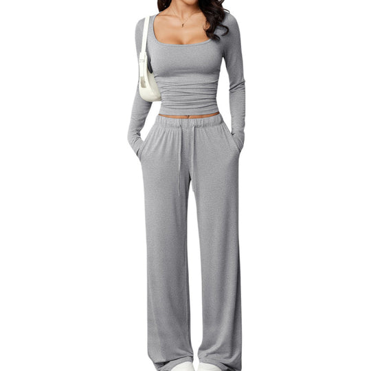 💫 Flattering Square Neck, Effortless Two-Piece Style | Women&