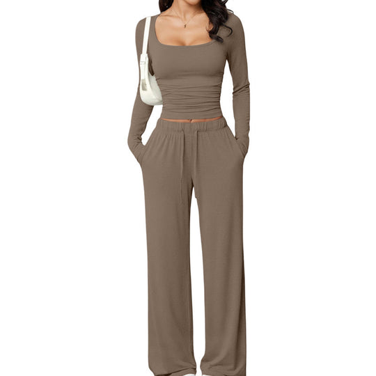 💫 Flattering Square Neck, Effortless Two-Piece Style | Women&