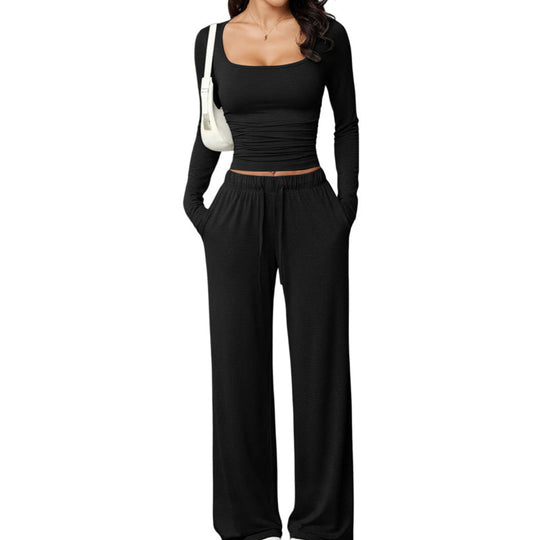 💫 Flattering Square Neck, Effortless Two-Piece Style | Women&