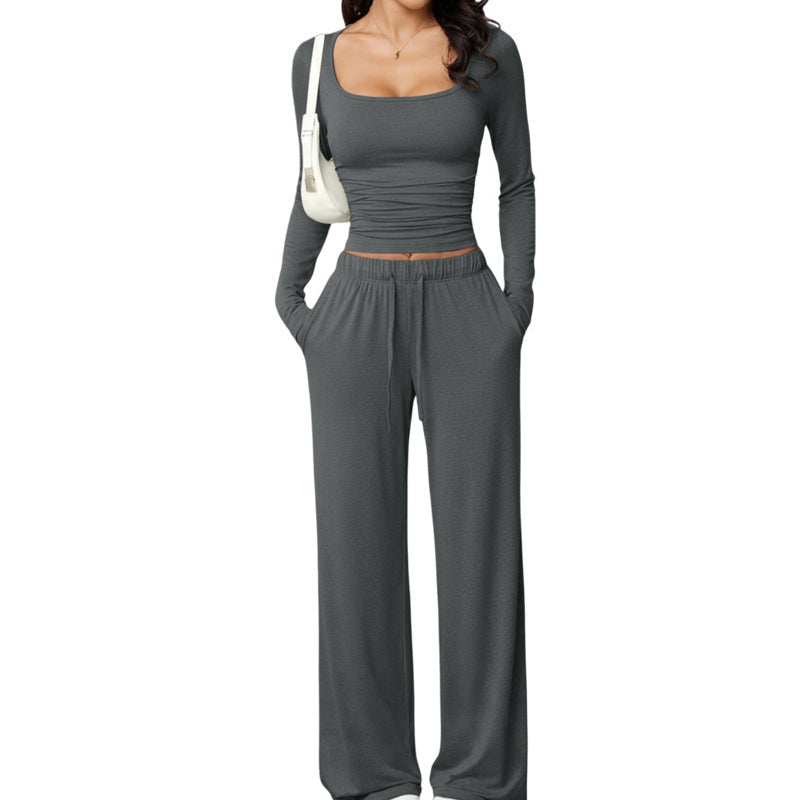 💫 Flattering Square Neck, Effortless Two-Piece Style | Women&