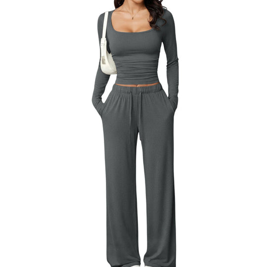 💫 Flattering Square Neck, Effortless Two-Piece Style | Women&