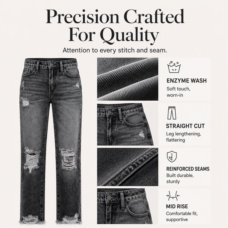 👖 Vintage Edge, Effortless Style | Women&