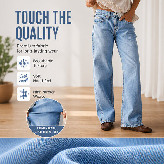 👖 Stretch Comfort, Flattering Wide-Leg Fit | Women&
