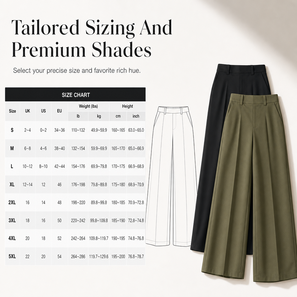 👖 Tailored Waist, Flattering Drape | Women&