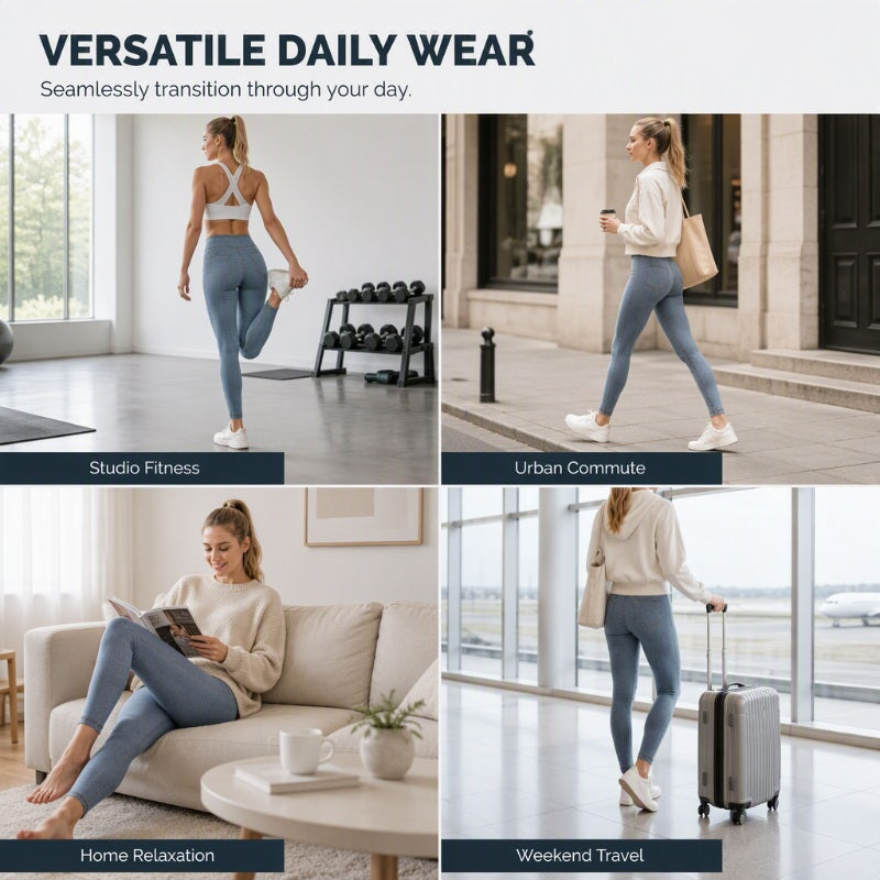 ✨👖 High Waist Denim Leggings That Shape &amp; Flatter Your Figure