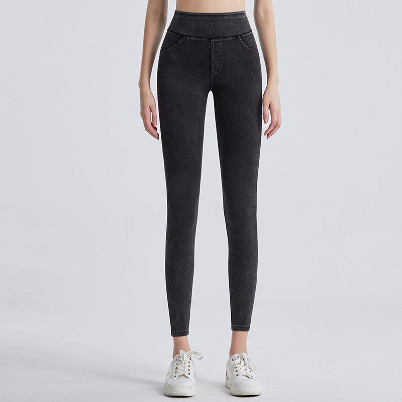 ✨👖 High Waist Denim Leggings That Shape &amp; Flatter Your Figure