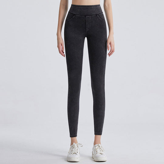 ✨👖 High Waist Denim Leggings That Shape &amp; Flatter Your Figure