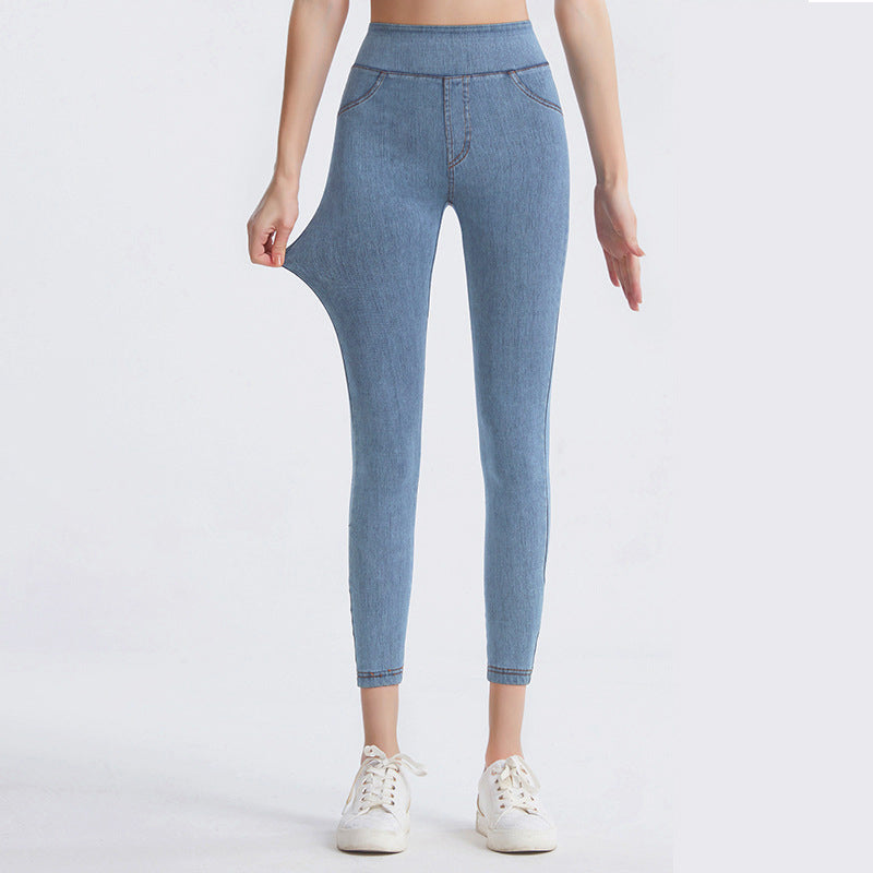 ✨👖 High Waist Denim Leggings That Shape &amp; Flatter Your Figure