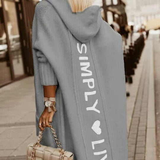 🧶 Cozy Long-Line Fit, Statement Back Detail | Women&