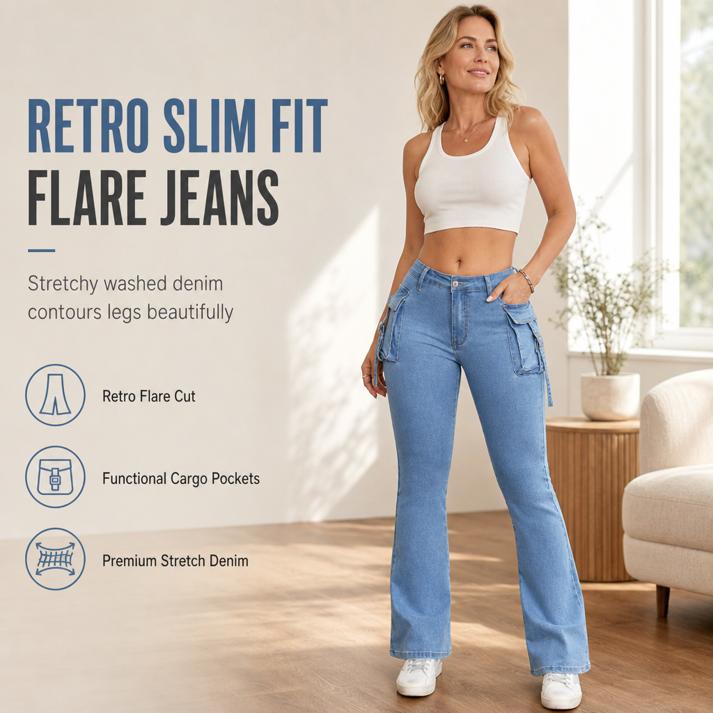 👖 Retro Utility Denim | Women&