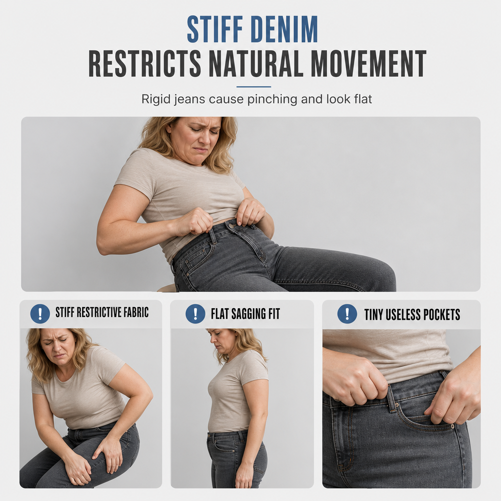 👖 Retro Utility Denim | Women&