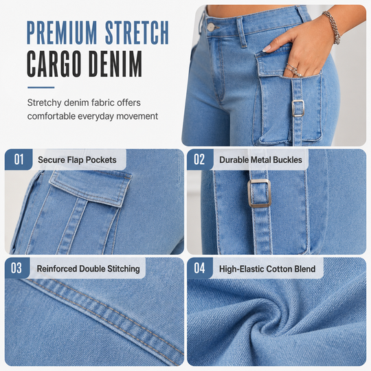👖 Retro Utility Denim | Women&