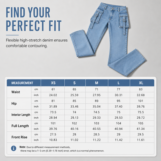 👖 Retro Utility Denim | Women&