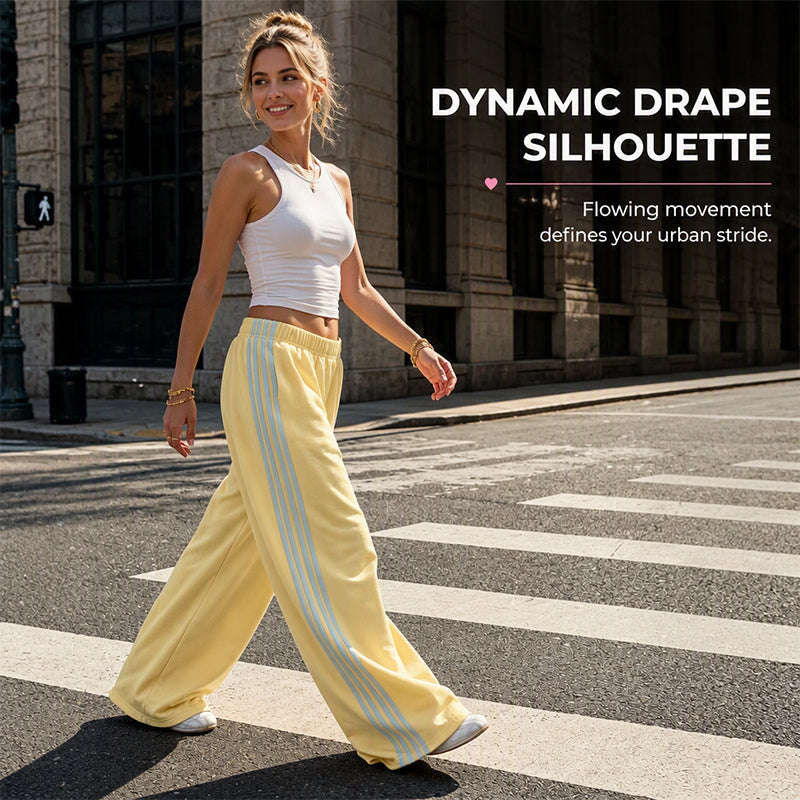 👖 Side Stripes, Leg-Lengthening Drape | Women&