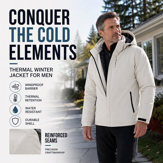 🌧️ Waterproof Protection, Plush-Lined Warmth | Men&