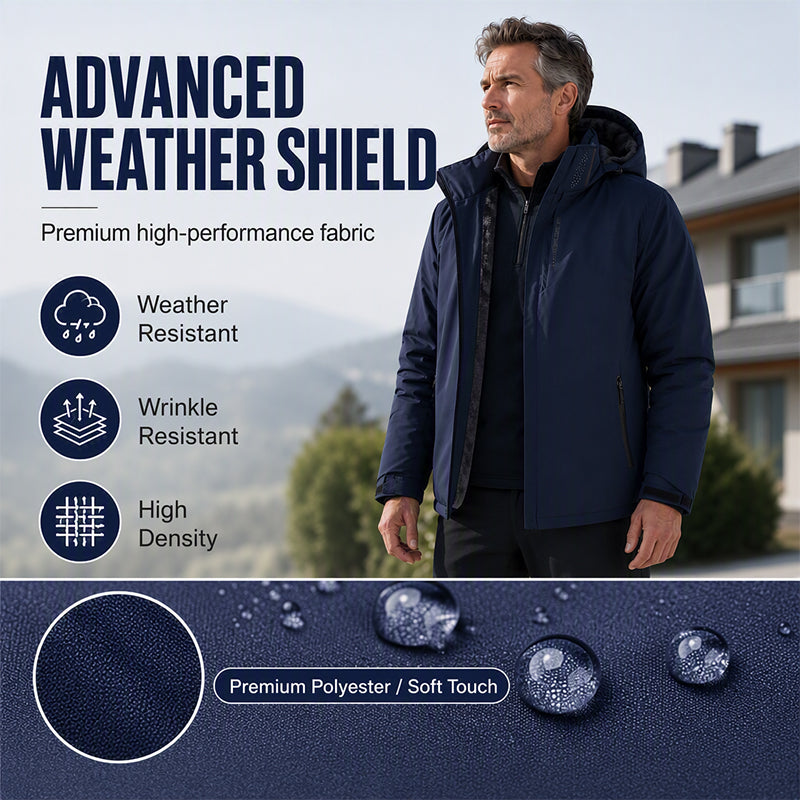 🌧️ Waterproof Protection, Plush-Lined Warmth | Men&