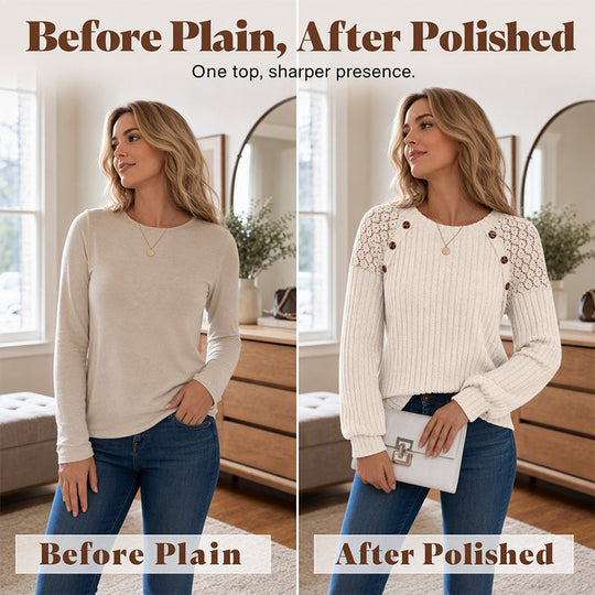 🌸 Lace Detail, Easy Elegance | Women&