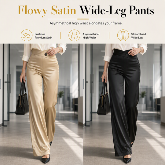 ✨ Asymmetrical Waist, Elegant Drape | Women&