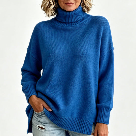 🧶 Relaxed Ribbed Fit, Easy Side-Slit Style | Women&