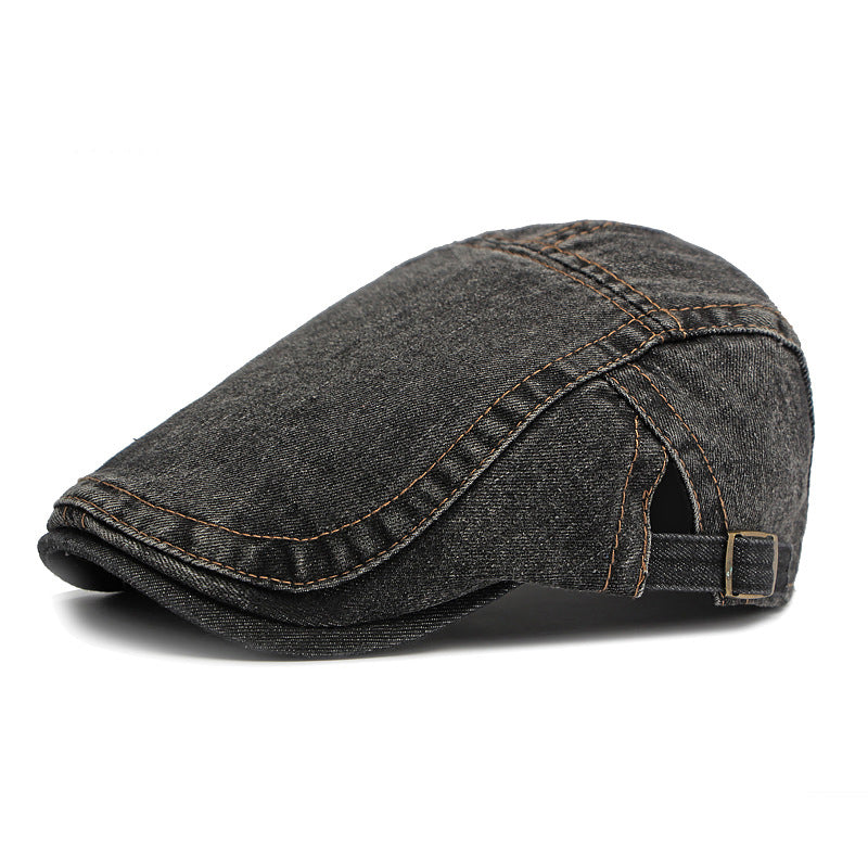 🔥 Hot Sale🧢Vintage Distressed Beret Flat Cap