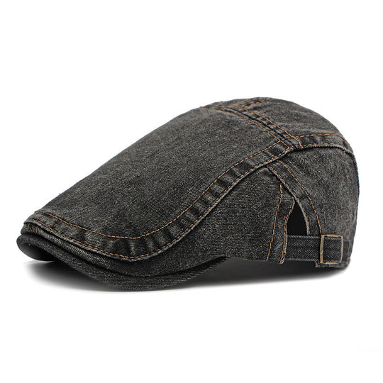 🔥 Hot Sale🧢Vintage Distressed Beret Flat Cap