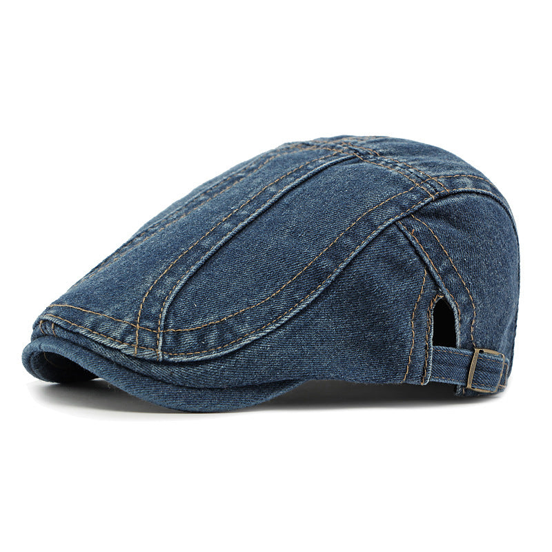 🔥 Hot Sale🧢Vintage Distressed Beret Flat Cap