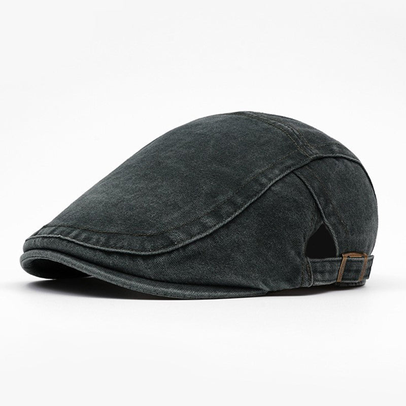🔥 Hot Sale🧢Vintage Distressed Beret Flat Cap