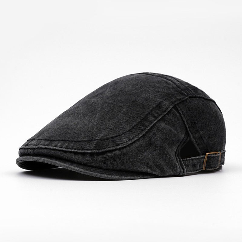 🔥 Hot Sale🧢Vintage Distressed Beret Flat Cap