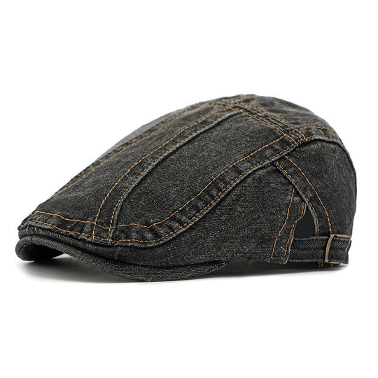 🔥 Hot Sale🧢Vintage Distressed Beret Flat Cap