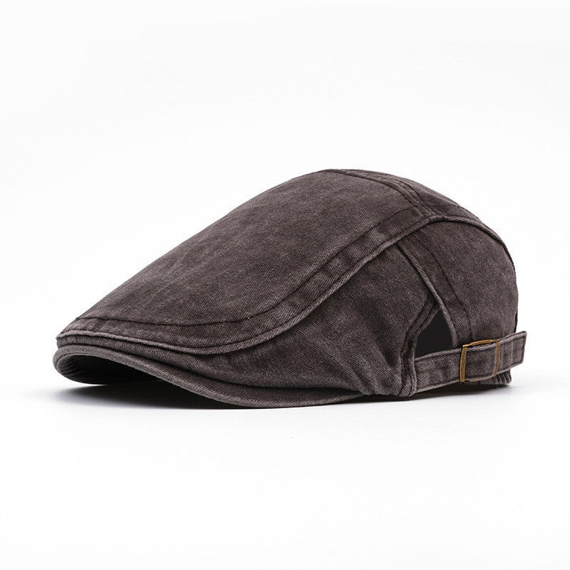 🔥 Hot Sale🧢Vintage Distressed Beret Flat Cap