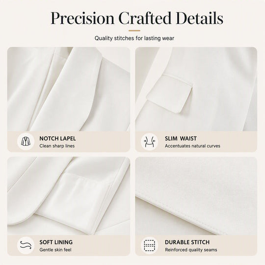 🧥 Flattering Slim Fit, Effortless Blazer Style | Women&