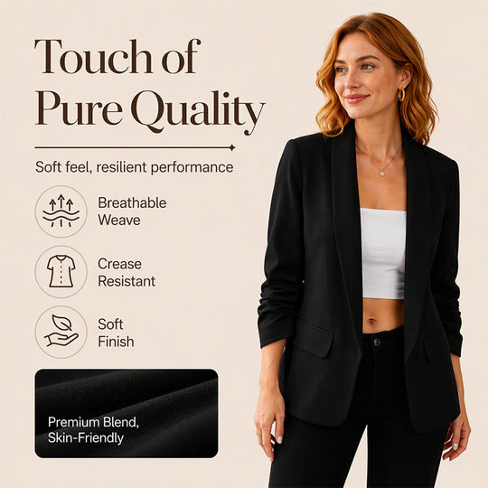 🧥 Flattering Slim Fit, Effortless Blazer Style | Women&