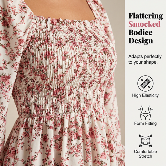 🌸 Women’s casual floral-print shirt – feminine, light and versatile