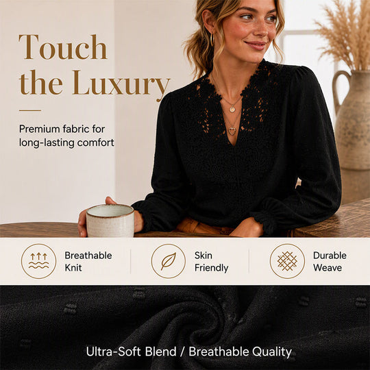 👗Delicate Lace, Sexy V-Neck👚 Women&