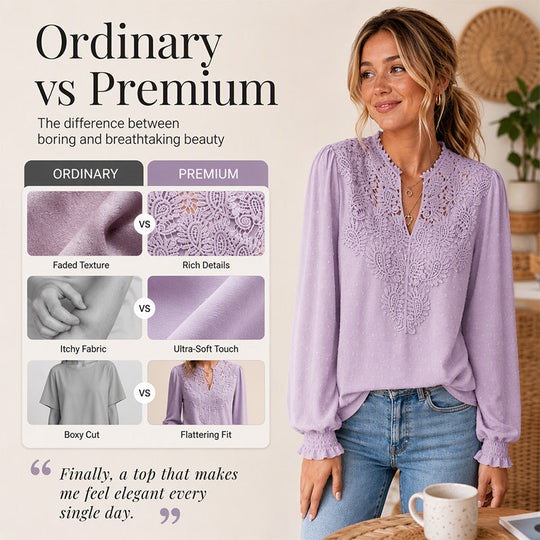👗Delicate Lace, Sexy V-Neck👚 Women&