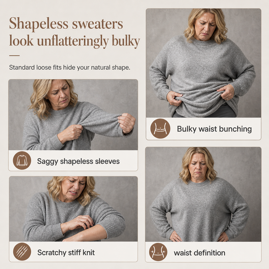 🧶Soft Knit, Multi-Color Versatile🍂 Women&