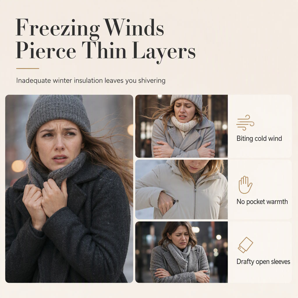 🧥Thick Cotton Warmth, Long-Line Heat❄️ Women&