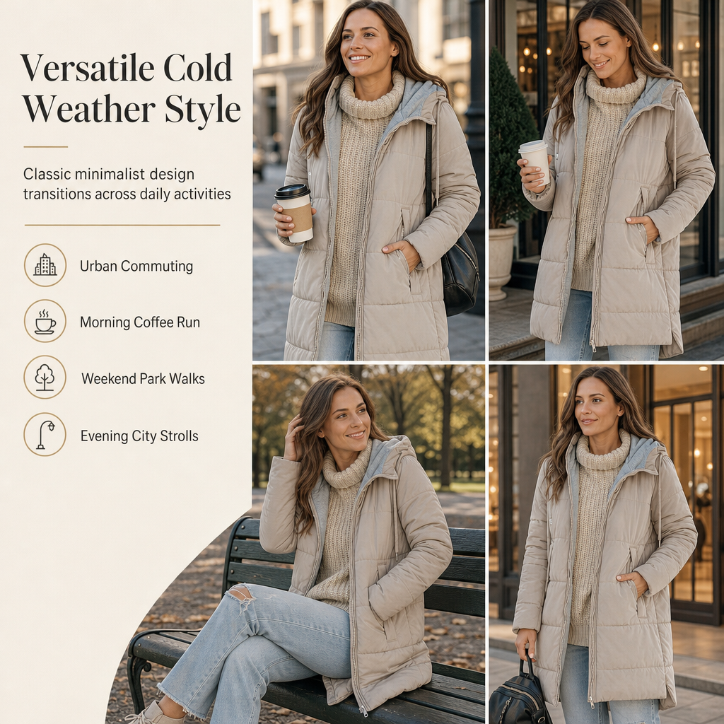 🧥Thick Cotton Warmth, Long-Line Heat❄️ Women&