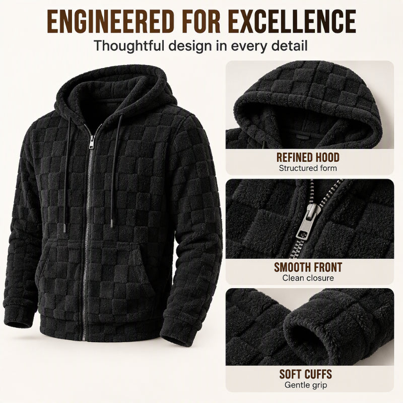 Men's Casual Winter Warm Hooded Jacket