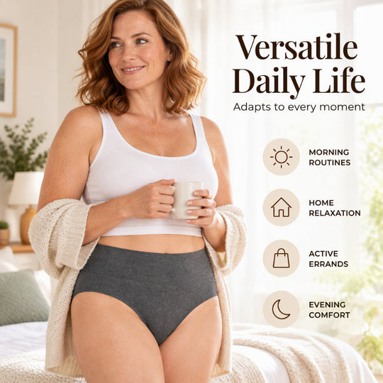 🌸 5-pack of comfortable high-waisted ladies’ briefs — flatter the tummy, breathable and soft