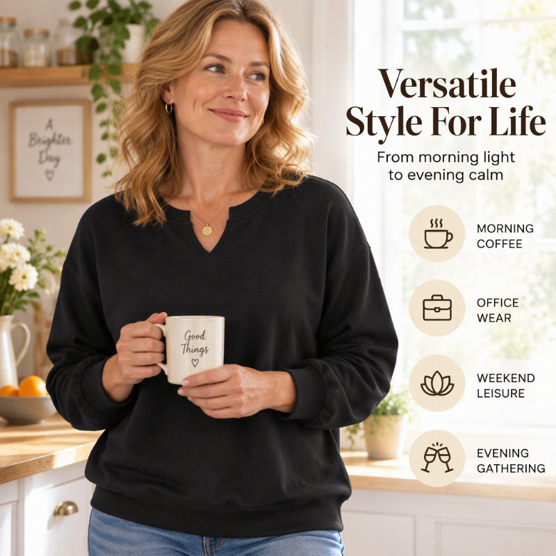 🤍 Clean Neckline, All-Day Comfort | Women&