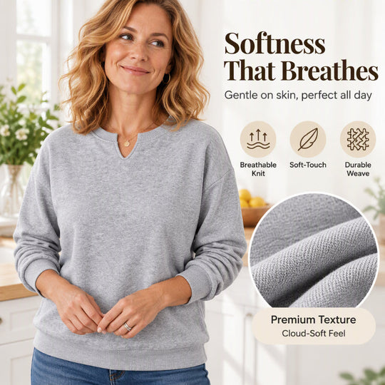🤍 Clean Neckline, All-Day Comfort | Women&