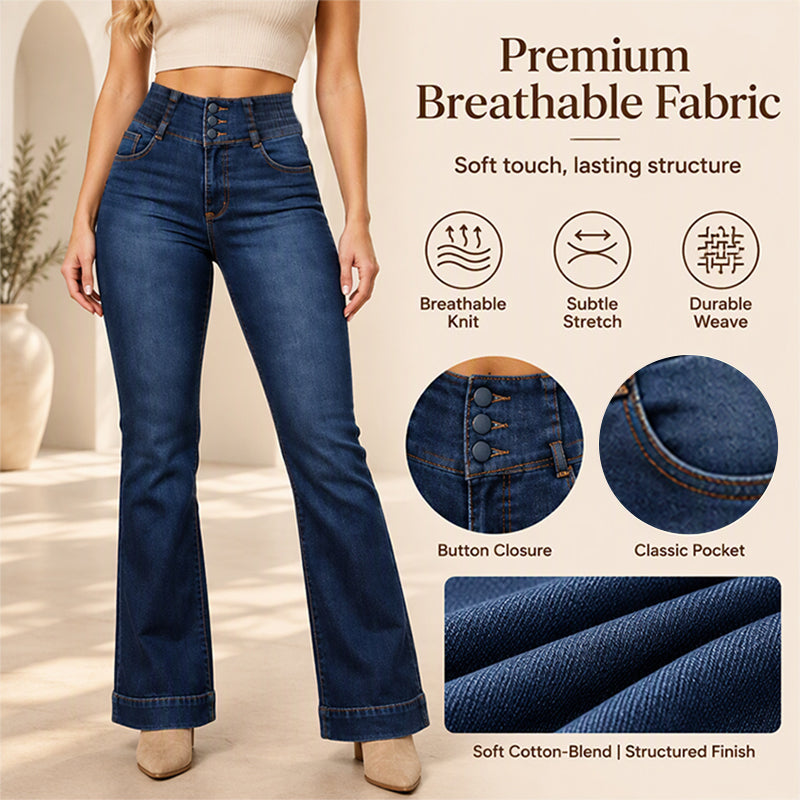 👖 Retro Flare Look, All-Day Stretch Comfort | Women&