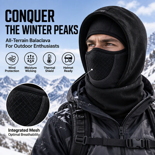 ❄️ Wind-Blocking Warmth, Full Face &amp; Neck Coverage | Windproof Thermal Balaclava Face Mask