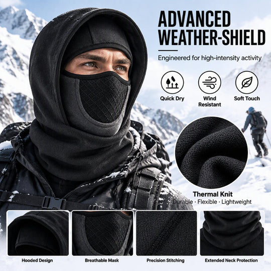 ❄️ Wind-Blocking Warmth, Full Face &amp; Neck Coverage | Windproof Thermal Balaclava Face Mask