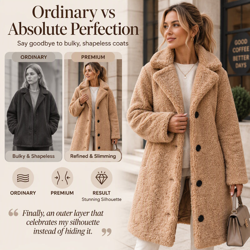 🧥 Cloud-Soft Warmth, Polished Lapel Detail | Women&