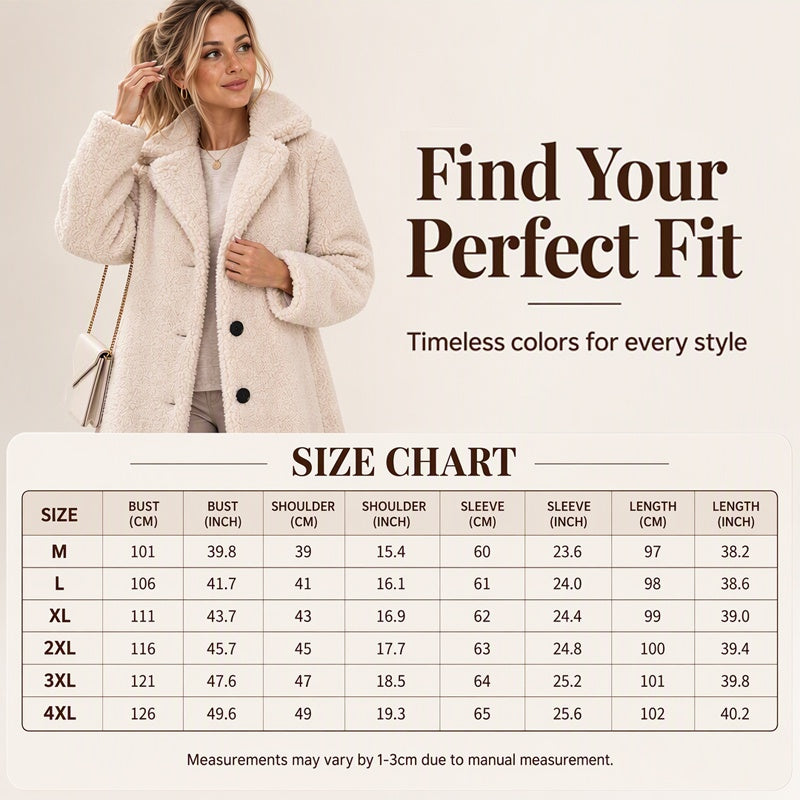 🧥 Cloud-Soft Warmth, Polished Lapel Detail | Women&