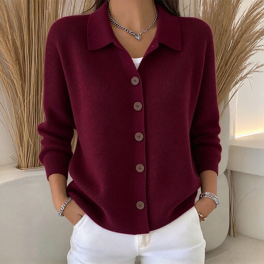 🧶 Polished Collar Detail, Easy Layered Comfort | Women&