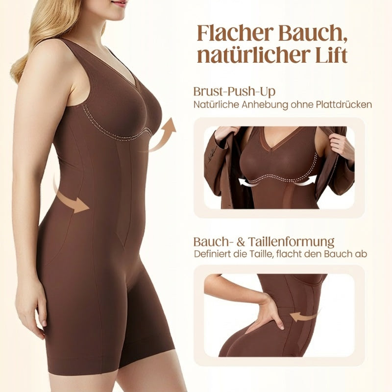 💥 Formende Einteiler-Shapewear mit Bauchstraffung & Hüftlifting – völlig nahtlos!