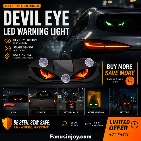 🥳2026 HOT SALE🥳💞50K+ SOLD!🚗🔆 50% OFF! Solar‑Powered Car Warning Light – Auto on with vibration, solar + USB charge. Bright LED, suction mount. Keep safe on roadside day &amp; night! 🛡️✨